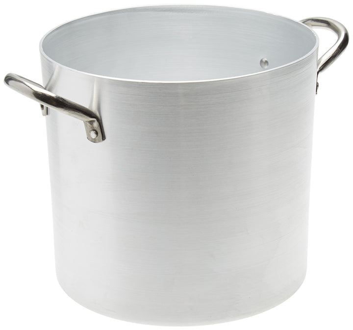 Pentole Agnelli Kochtopf Aluminium mit 2 Griffen, Edelstahl 20 cm, 20 cm