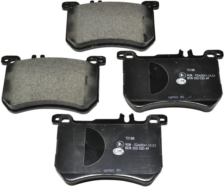 HELLA PAGID 8DB 355 020-491 Bremsbelagsatz - T2188 - Dicke/Stärke: 17.8mm - Bremssystem: Brembo - fü