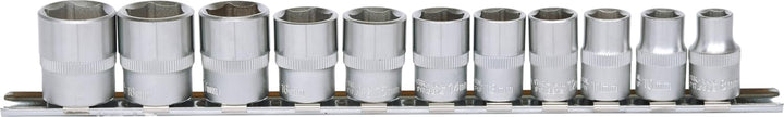 KS Tools 911.0608 3/8" CLASSIC Sechskant-Stecknuss-Satz, 11-tlg. 8-19mm