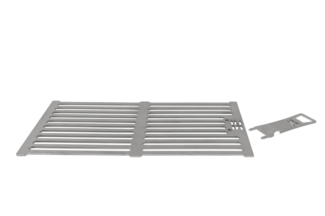 deingrillrost.de/Grillrost 1/3 + Heber f. Barbecook Vanilla Edelstahl VA 4 mm EE 43 x 21 x 4