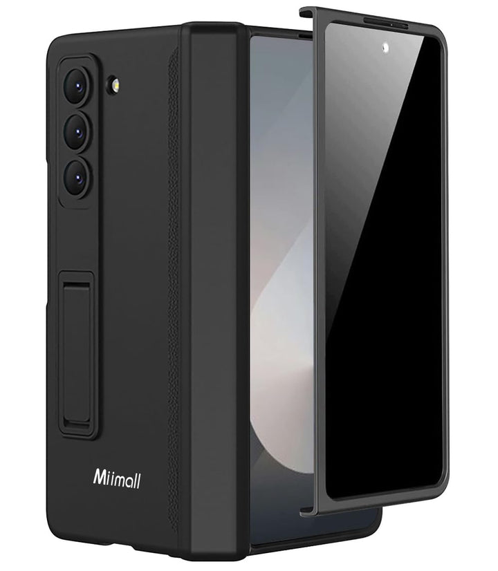 Miimall Kompatibel mit Samsung Galaxy Z Fold 6 Hülle mit Displayschutz Anti-Peeping+Magnetischer Sch
