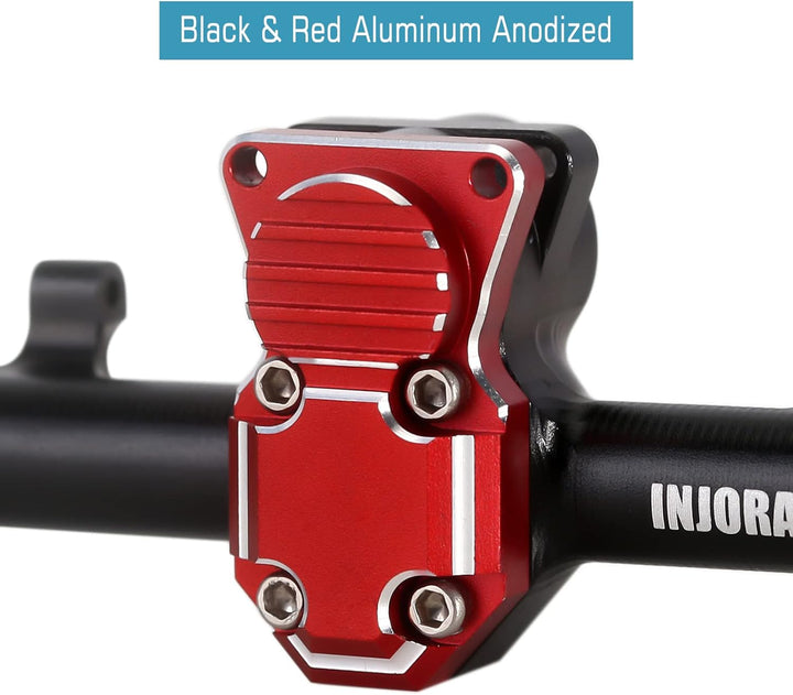 INJORA Vorder und Hinter RC Achsen CNC Aluminium Komplett Achse mit Schneckengetriebe Set für Axial