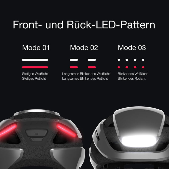 Lumos Ultra Smart-Helm | Fahrradhelm | Vorder- und Rücklicht (LED) | Blinker | Bremslichter | Blueto