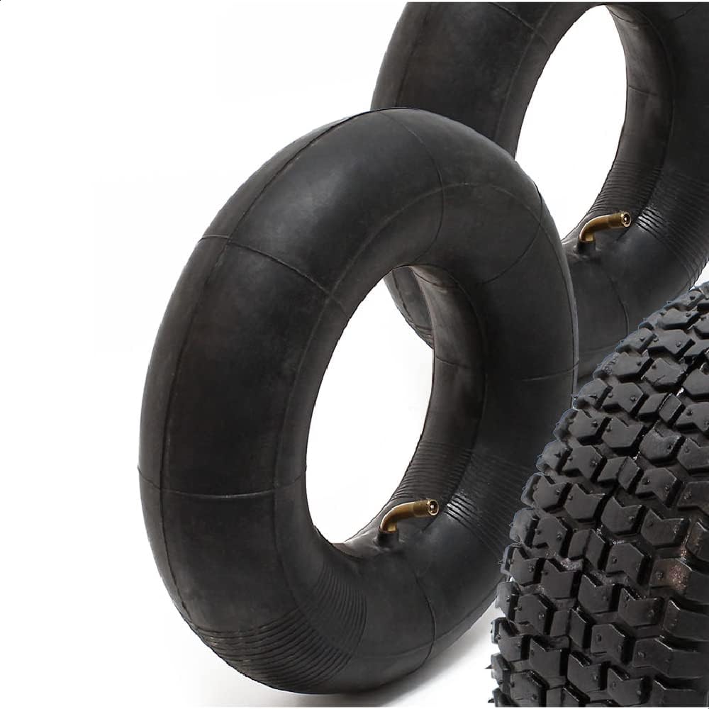 2xReifenmantel 2xSchlauch für Aufsitzmäher/Rasentraktor 18x8.50-8 4PR Winkelventil