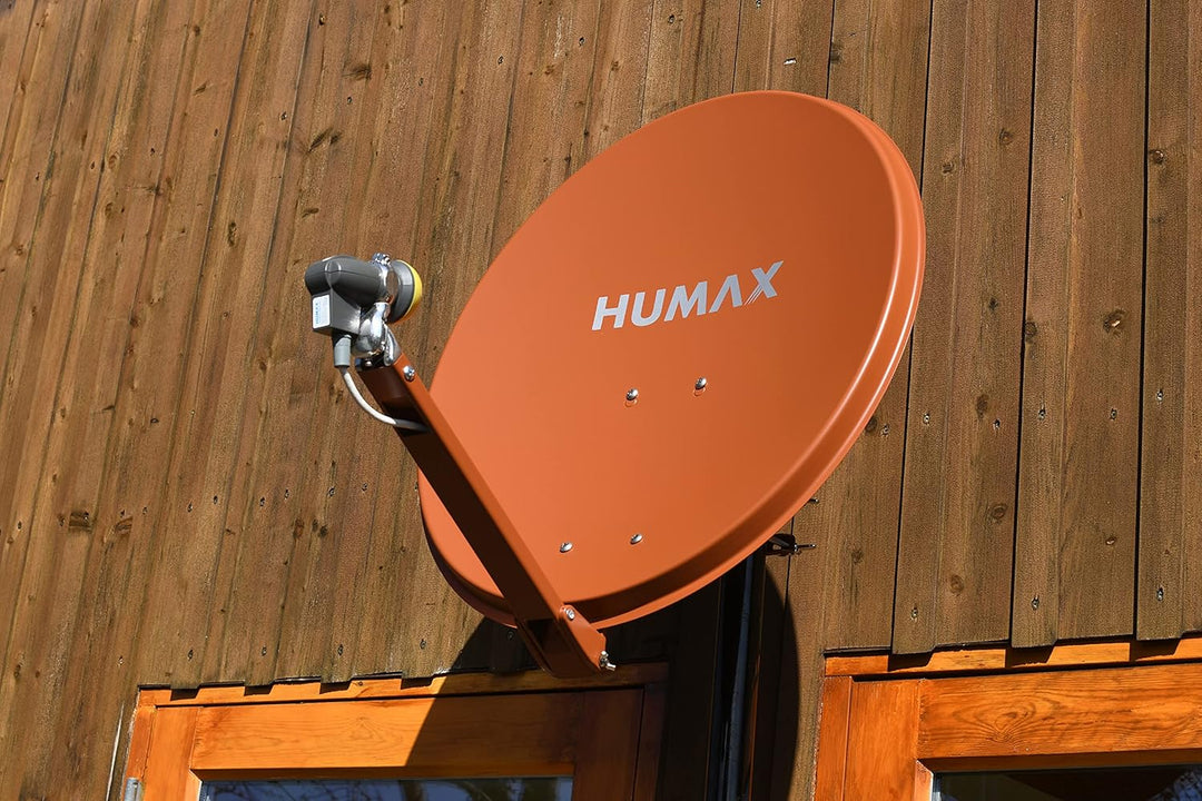 Humax Digital Professional Offset Antenne 75 cm - Farbe: Ziegelrot, E0773 ziegelrot 75 cm, ziegelrot