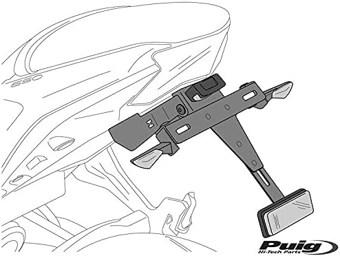 Puig Kennzeichenhalter für R1200R 2015- / R1200RS 2015-