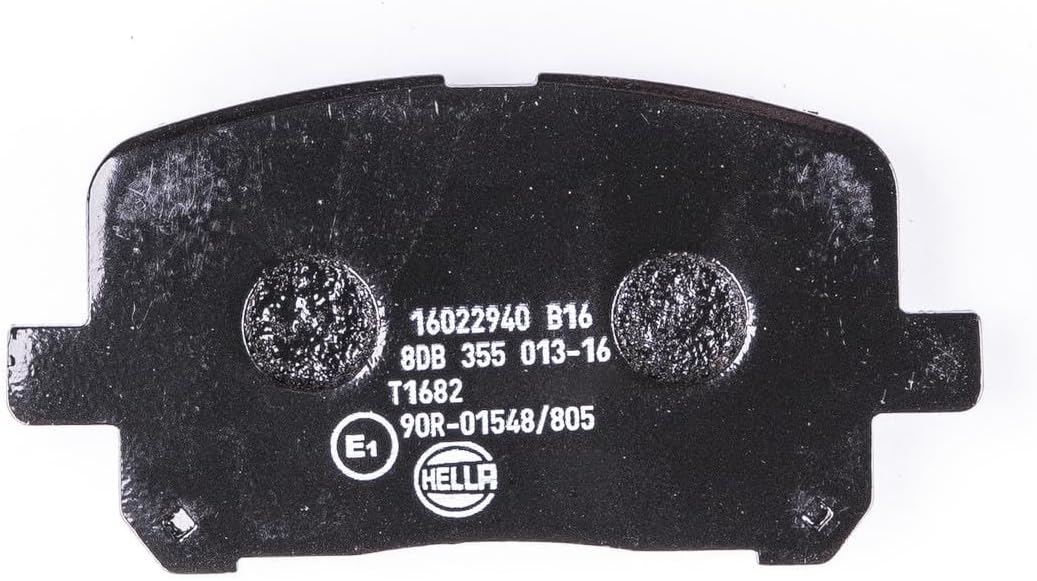 HELLA PAGID 8DB 355 013-161 Bremsbelagsatz - T1682 - Dicke/Stärke: 16.9mm - Bremssystem: Akebono - n