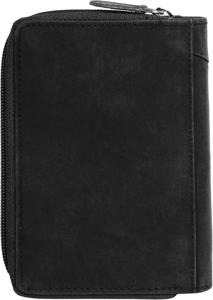 bruno banani Geldbörse Echt Leder schwarz Damen - 021338, Schwarz