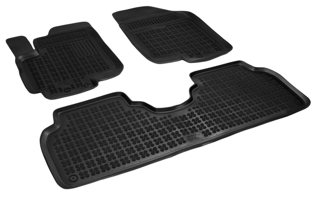 Hohe Gummi Fussmatten passend für Hyundai iX20/Kia Venga ab 2010-2019 AZUGA AZ10300121 Gummimatten A