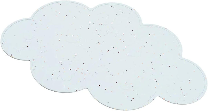 Done by Deer 1049642 Tischset Silikon - Wolke Confetti blau, Blau