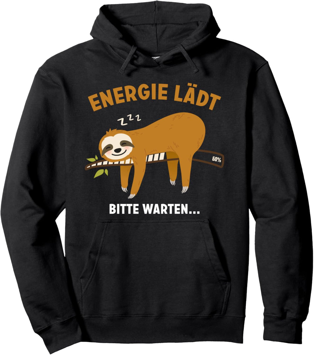 Energie lädt Faultier T-Shirt Sloth Chiller Geschenk Pullover Hoodie