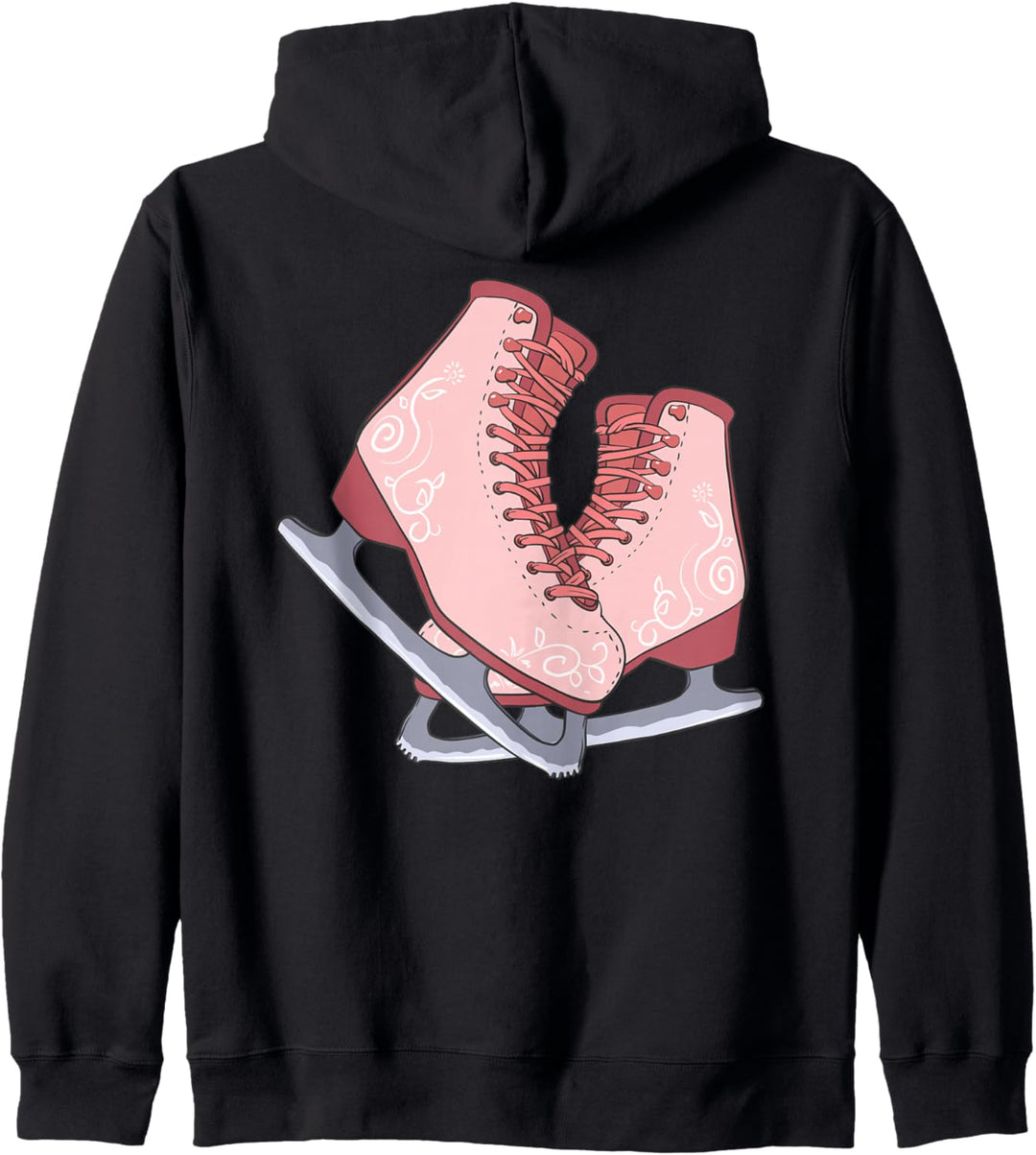 Eiskunstlauf Schlittschuhe Kapuzenjacke