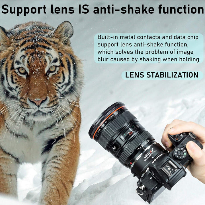 VILTROX EF-Z2 0,71x Speedbooster Autofokus Objektivadapter Fokalreduzierer für Canon EF-Objektive fü