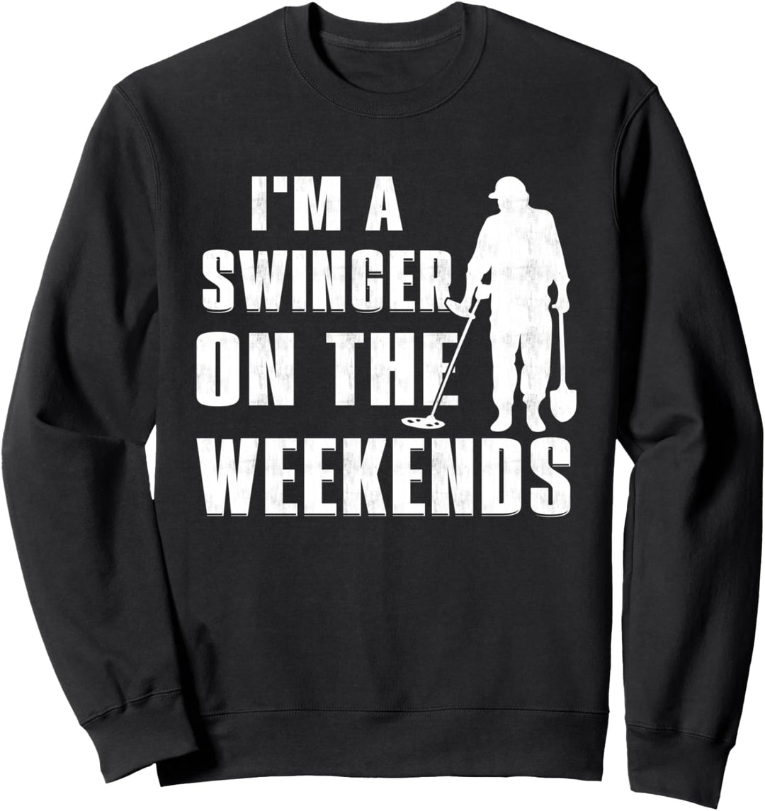 Ich bin ein Swinger an den Wochenenden Funny Mens Sweatshirt