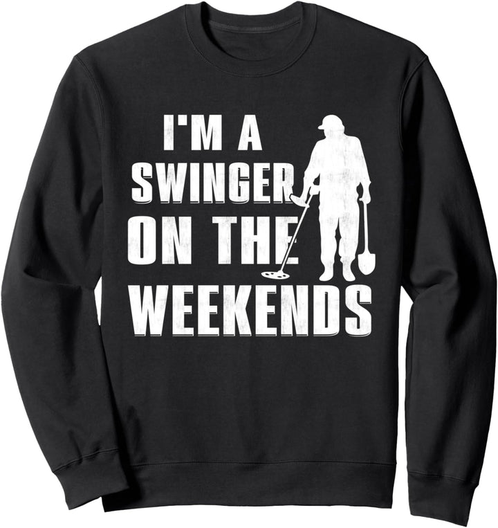 Ich bin ein Swinger an den Wochenenden Funny Mens Sweatshirt