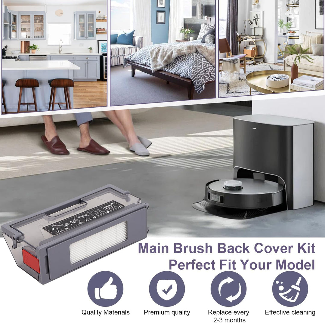 Sgizoku HEPA-Filter & Staubfilterbox für Ecovacs Deebot OZMO N10 N10 Plus 920 950 T8 AIVI Max T9 T5
