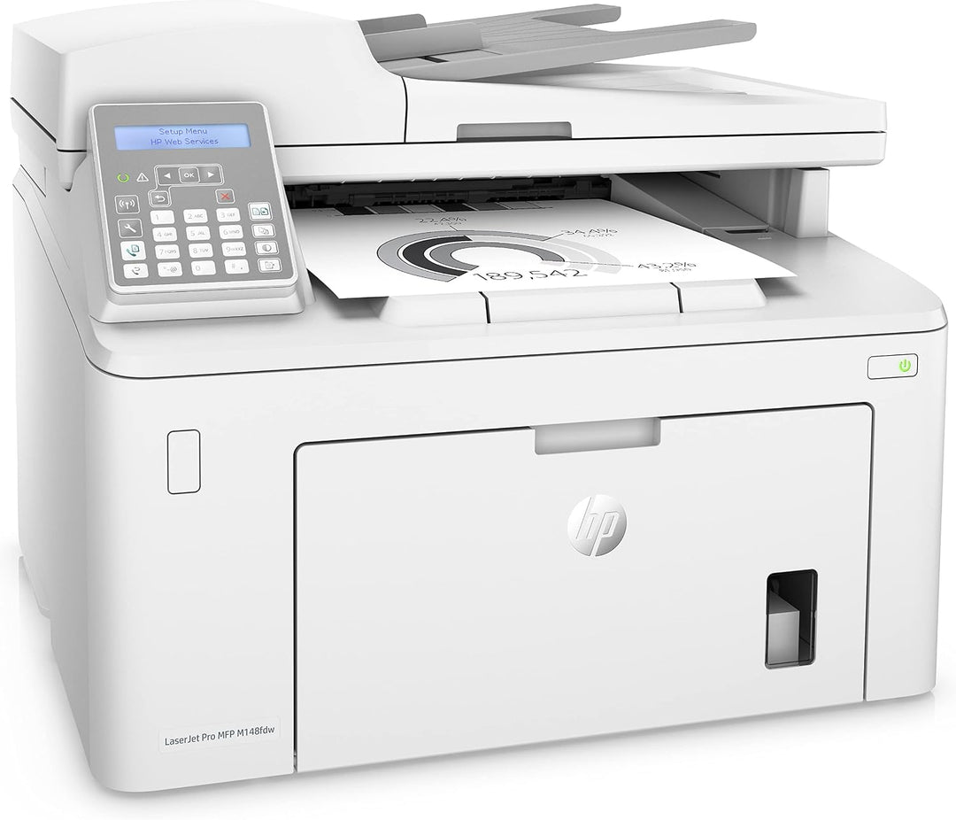HP LaserJet Pro M148fdw Laser Multifunktionsdrucker (Schwarzweiss Drucker, Scanner, Kopierer, Fax, W
