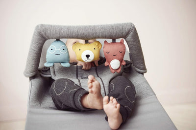 BabyBjörn Spielzeug für Babywippe, Weiche Freunde, Weiche Freunde