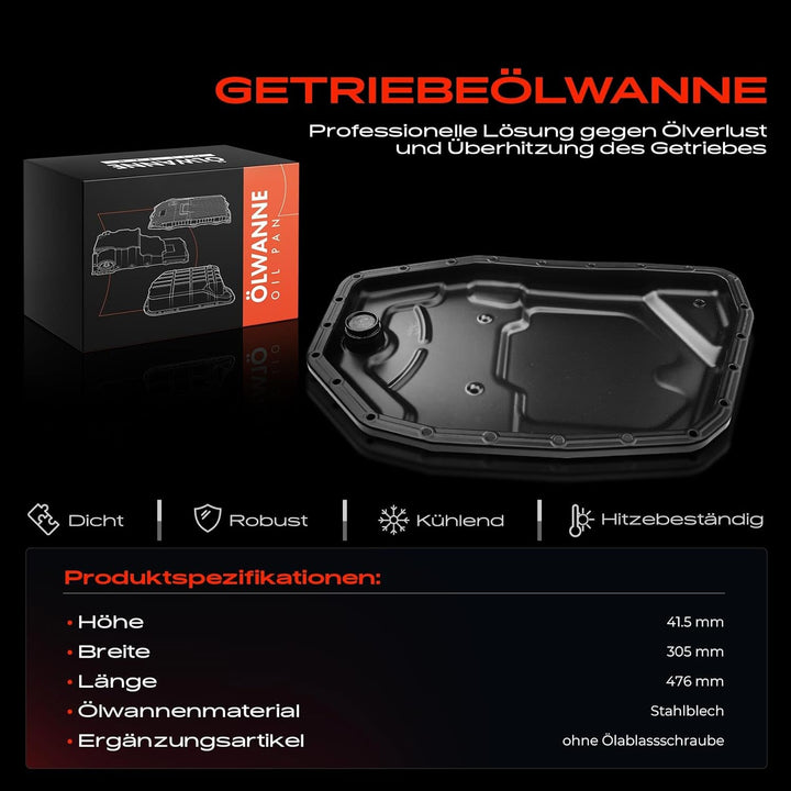 Frankberg Ölwanne Automatikgetriebe für A4 8EC A4 Avant 8ED A6 4F2 A6 Avant 4F5 A8 4E 4E2 2005-2011