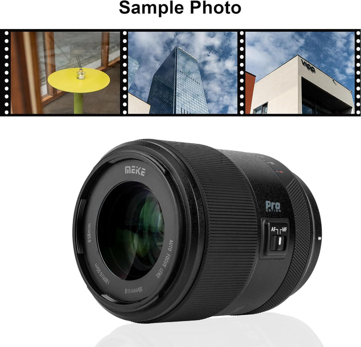 Meike 55 mm F1.8 Pro Vollformat-AF-STM-Objektiv, hochauflösende 8K-Autofokus-Festbrennweiten-Portrai