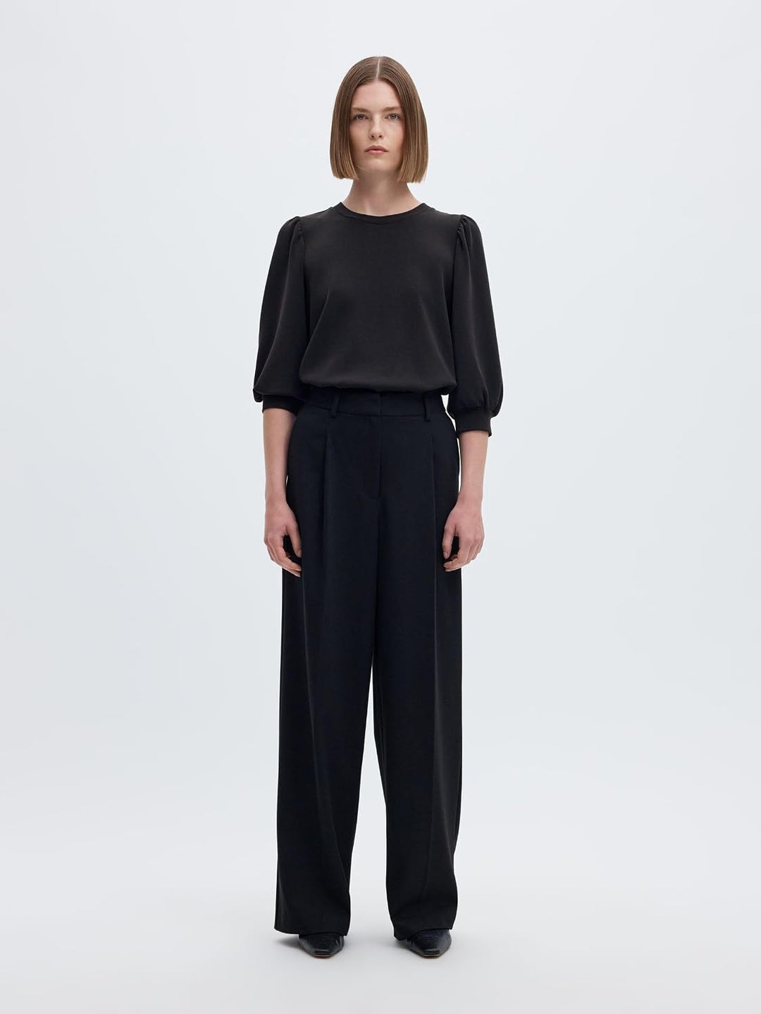 SELECTED FEMME Female Sweatshirt Puffärmel XS Schwarz, XS Schwarz