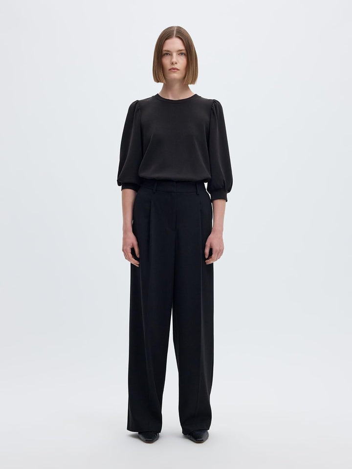 SELECTED FEMME Female Sweatshirt Puffärmel XS Schwarz, XS Schwarz