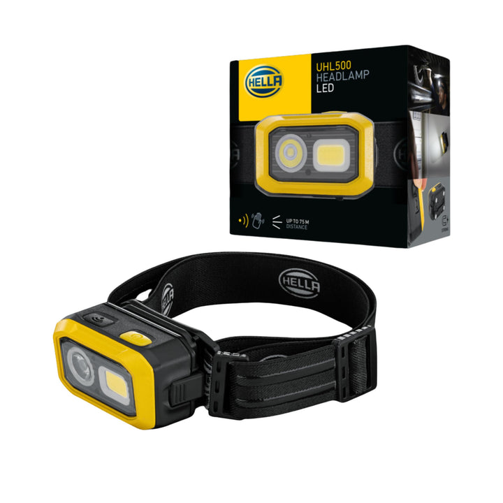 HELLA - LED-Handleuchte UHL500 - mit Magnet - 2XM 359 002-001 USB-Stirnlampe, USB-Stirnlampe