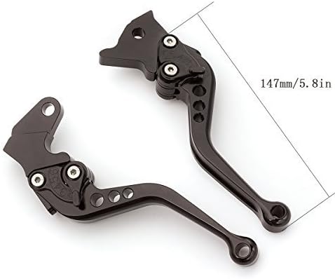 Motorrad Einstellbare Brems Kupplungshebel für 690 SMC/SMC-R/DK/DK R 2012-2013 Black Lever With Blac