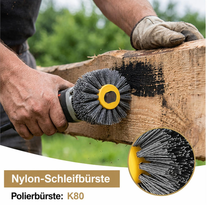 Nylonbürste nylonbürste 80 Schleifbürsten Schleif-Nylonbürste polierbürste schleifbürsten für holz K