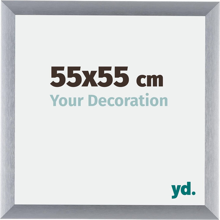 yd. Your Decoration - Bilderrahmen 55x55 cm - Bilderrahmen aus Aluminium mit Acrylglas - Antireflex