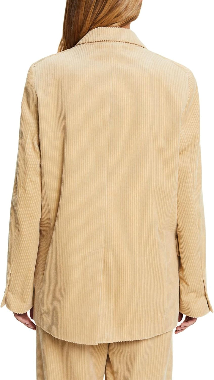 ESPRIT Damen Blazer 42 Beige, 42 Beige