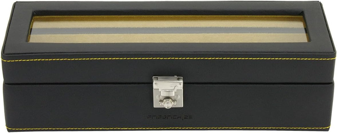 Friedrich|23 Unisex Chronos Uhrenkasten für 5 Uhren Leder 26122-2