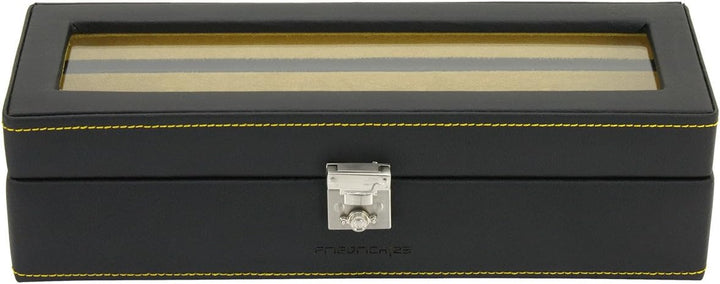 Friedrich|23 Unisex Chronos Uhrenkasten für 5 Uhren Leder 26122-2