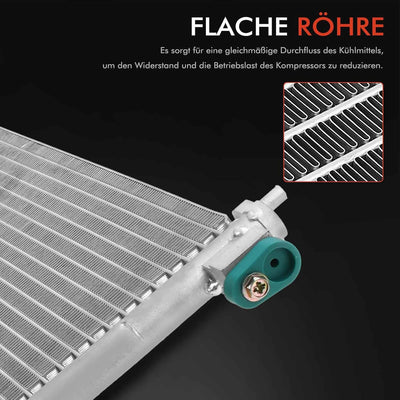 Frankberg Kondensator Klimaanlage mit Halter & Trockner Kompatibel mit CR-V IV RM 2.0L 2.4L Benzin 2