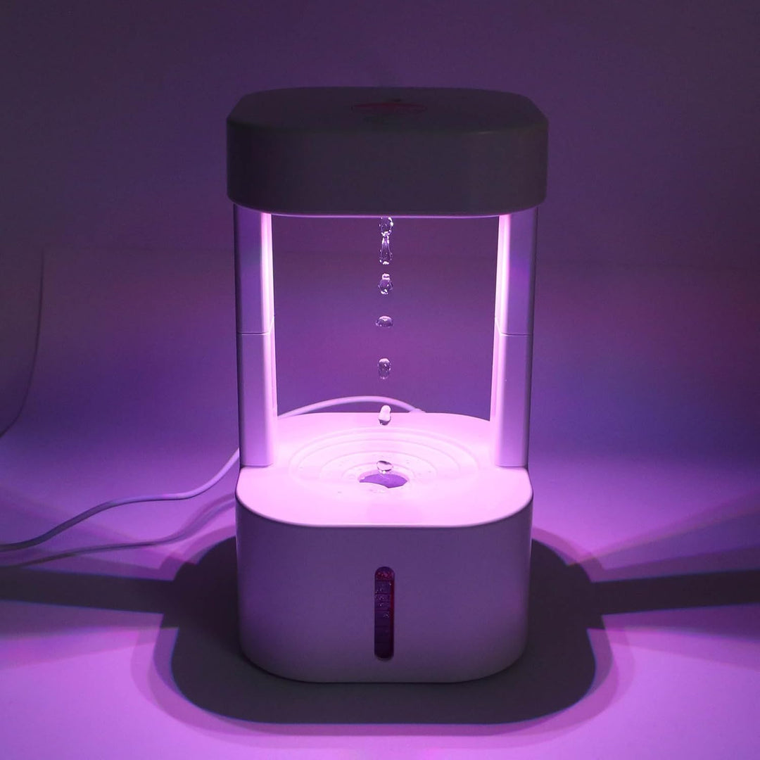 Tonysa 580 Ml Anti-Schwerkraft-Wassertropfen-Luftbefeuchter, Kühlnebel-Luftbefeuchter mit LED-Leucht