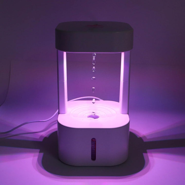 Tonysa 580 Ml Anti-Schwerkraft-Wassertropfen-Luftbefeuchter, Kühlnebel-Luftbefeuchter mit LED-Leucht