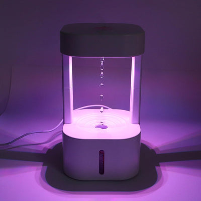 Tonysa 580 Ml Anti-Schwerkraft-Wassertropfen-Luftbefeuchter, Kühlnebel-Luftbefeuchter mit LED-Leucht