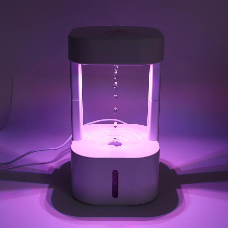 Tonysa 580 Ml Anti-Schwerkraft-Wassertropfen-Luftbefeuchter, Kühlnebel-Luftbefeuchter mit LED-Leucht