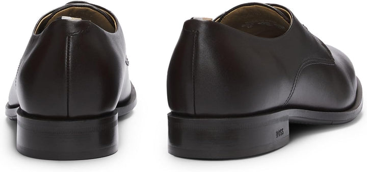 BOSS Herren Colby Derb Derbys aus Leder mit Signature-Details Grösse 40 EU Braun, 40 EU Braun