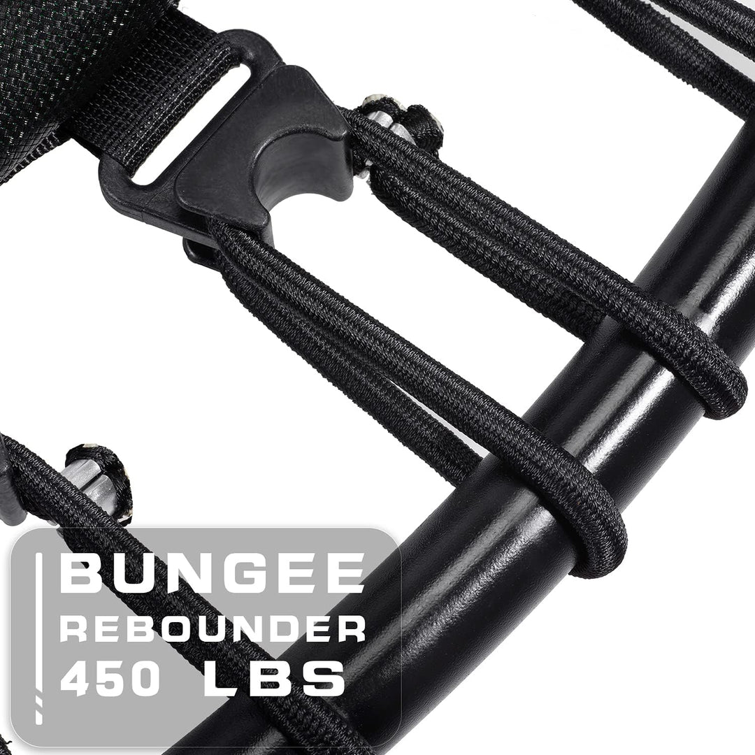 DARCHEN Krtpm Fitness Trampolin Einheitsgrösse 550F - Rosarot - mit Spanngummi-Abdeckung, Einheitsgr