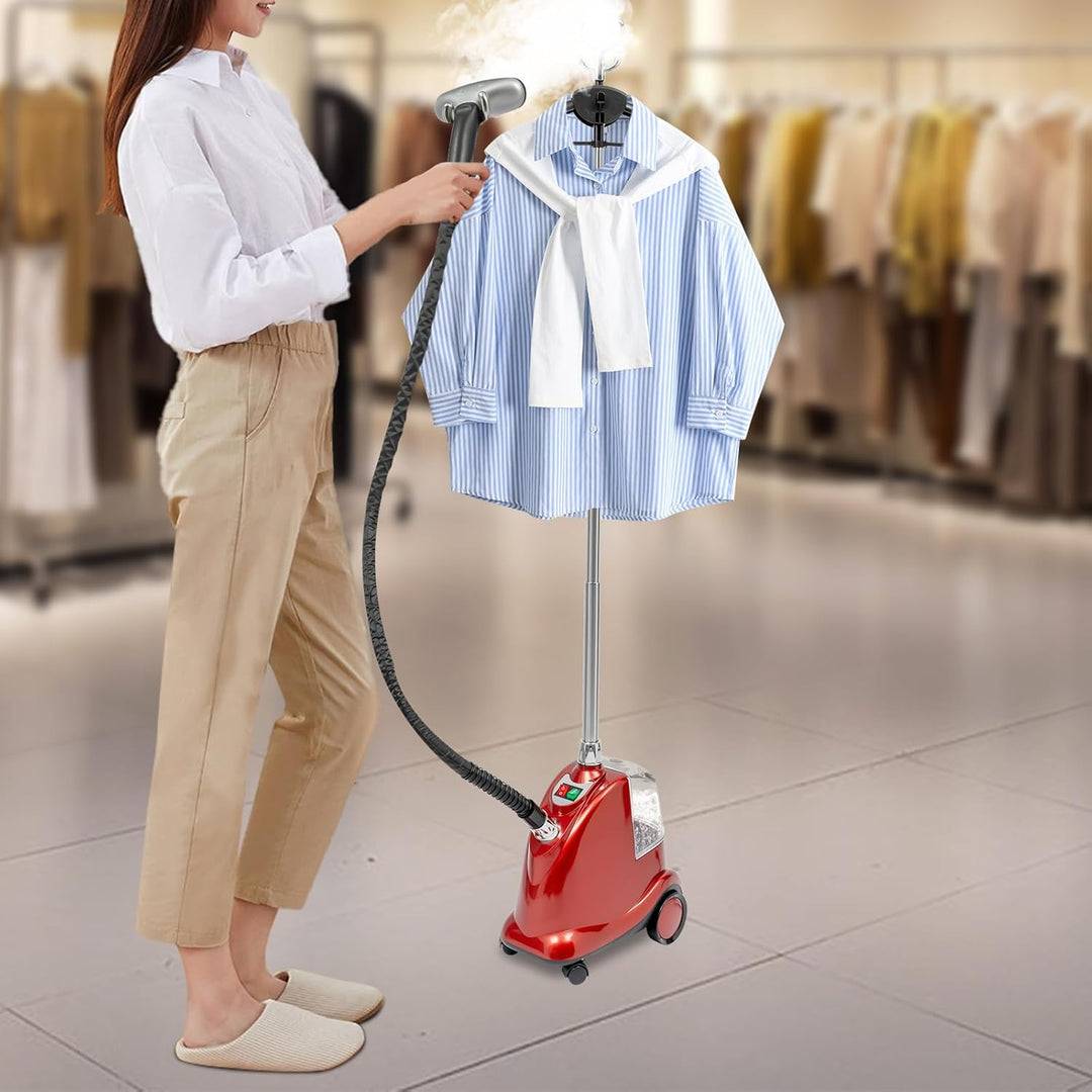 Dampfglätter, 2200W Garment Steamer - Profi Steamer für Textilarten, Vertikaler Dampfbügler mit 3L W