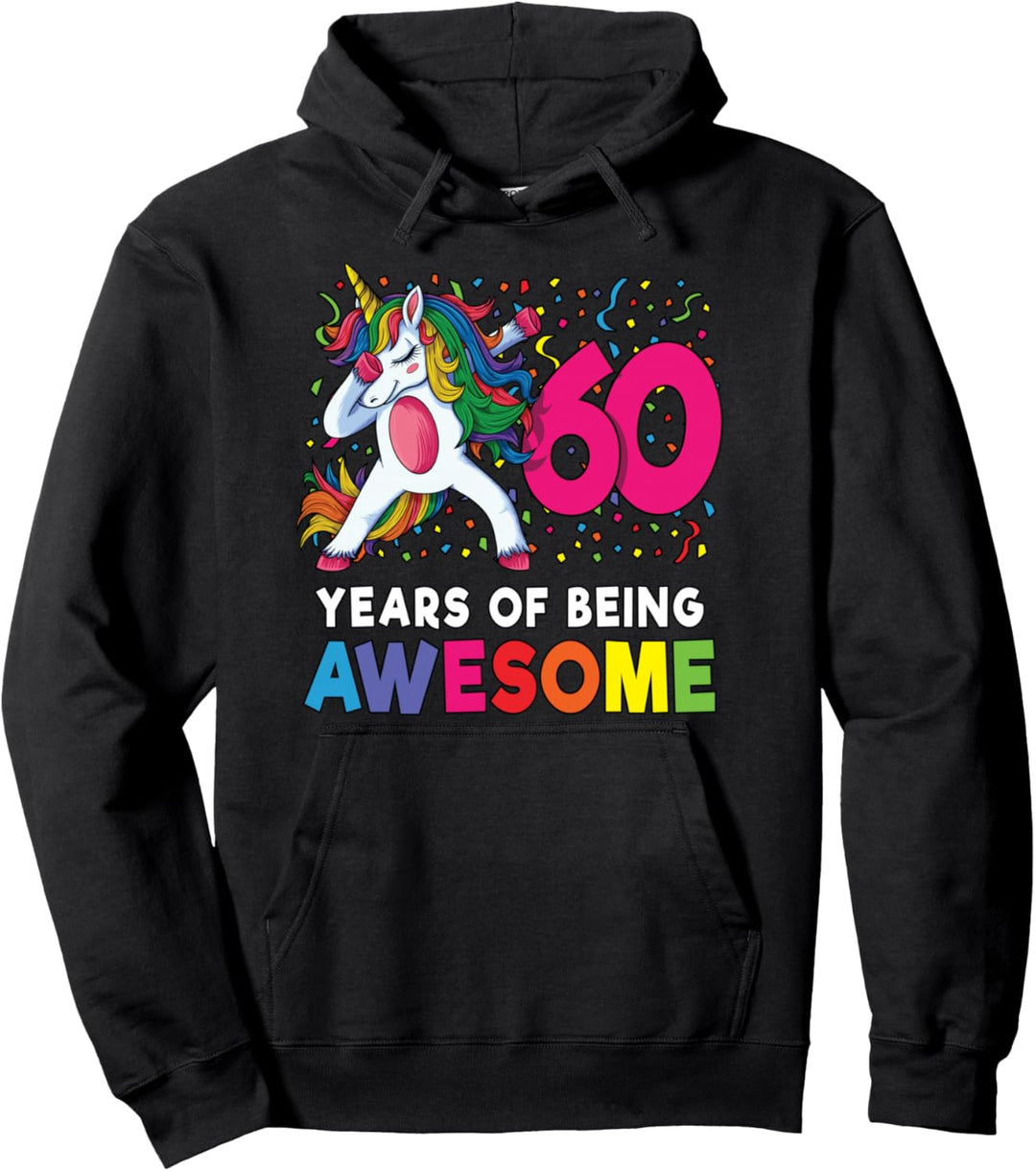 60 Geburtstag Einhorn Frauen Party Geschenk Pullover Hoodie