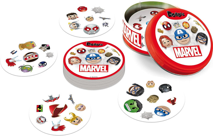 Dobble Breizh – Asmodee – Gesellschaftsspiel – Kartenspiel – Schnelligkeit und Beobachtung Marvel Em