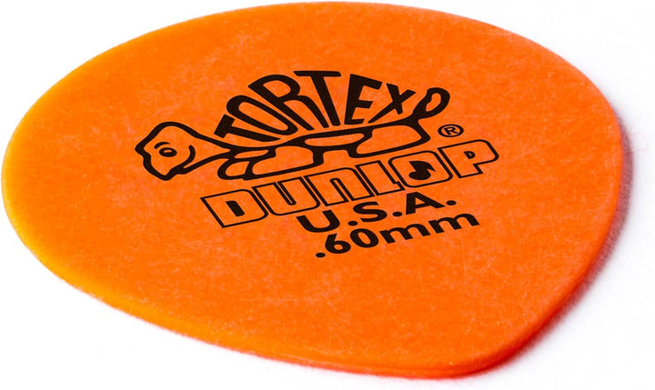 Dunlop 413R.60 Tortex® Tear Drop, Orange, 60mm, 72/Bag .60mm, .60mm