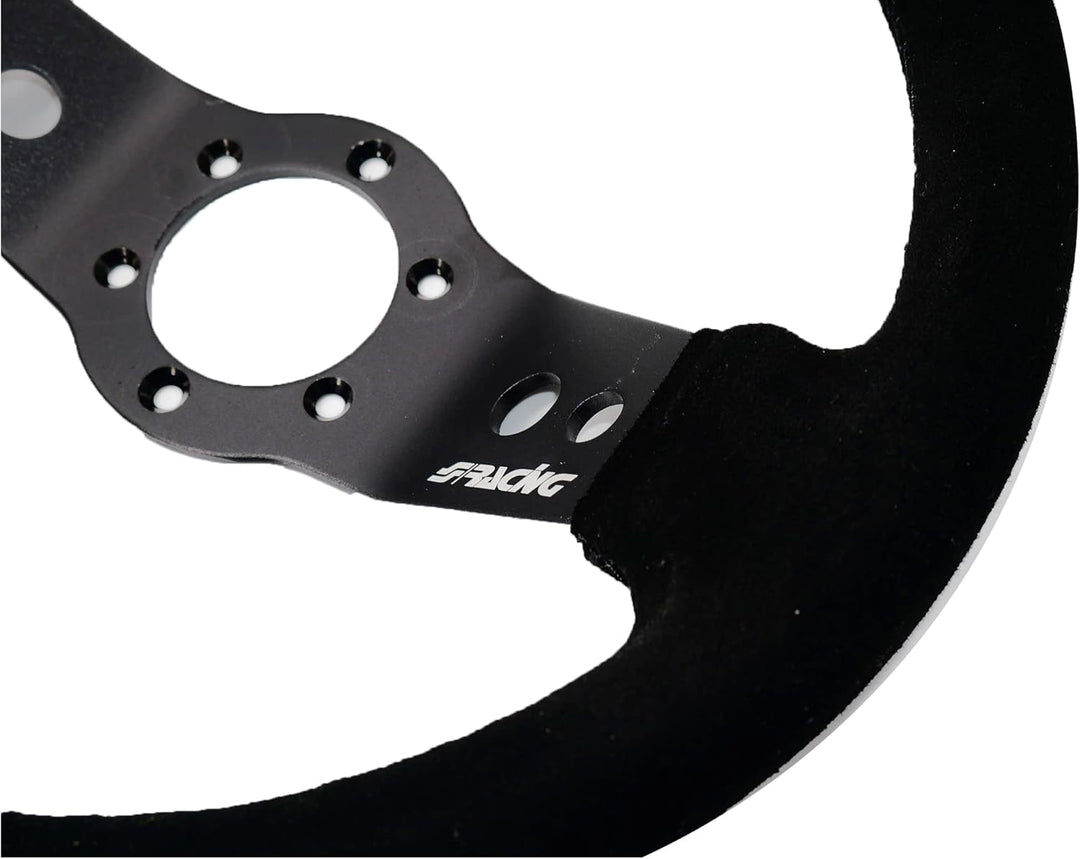 Simoni Racing Universal Lenkrad Rally - Schwarz Suède - Durchmesser 320mm