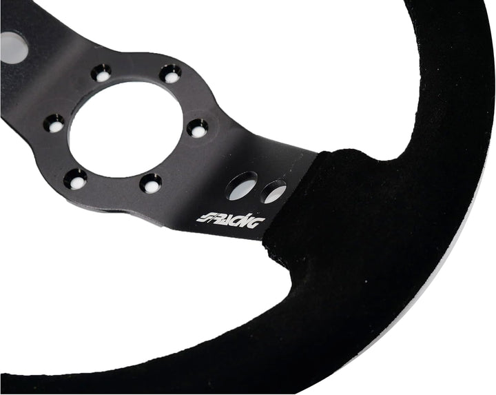 Simoni Racing Universal Lenkrad Rally - Schwarz Suède - Durchmesser 320mm