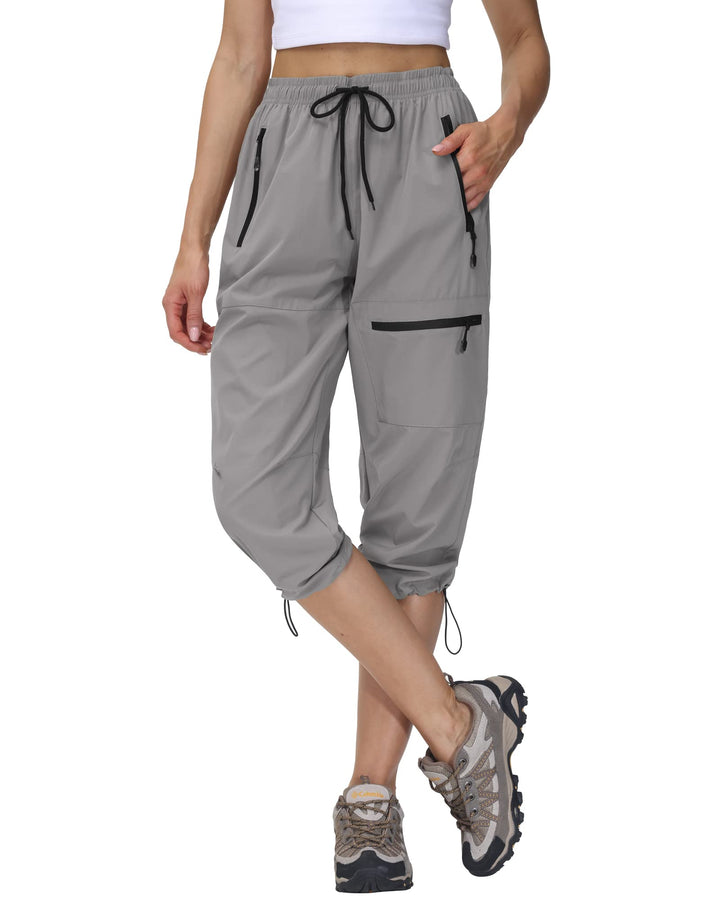 Butrends Wanderhose Damen schnelltrocknend Outdoorhose atmungsaktiv Anti-UV Cargohose Verschleissfes