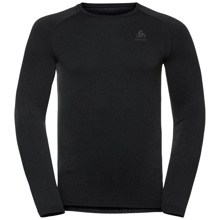 Odlo Herren Performance Warm Eco Longsleeve Langarm Unterhemd Funktionsunterhemd XL Black - Odlo Gra