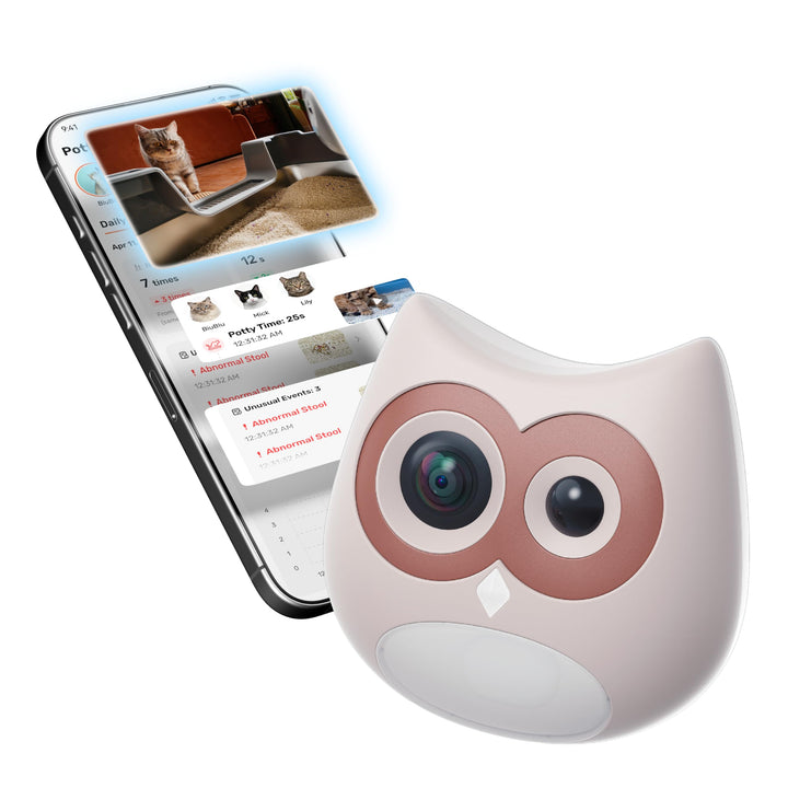 LitterLens Katzenklo Kamera mit App, KI Gesundheitsüberwachung & Warnungen, Urin- und KOT-Tracking,