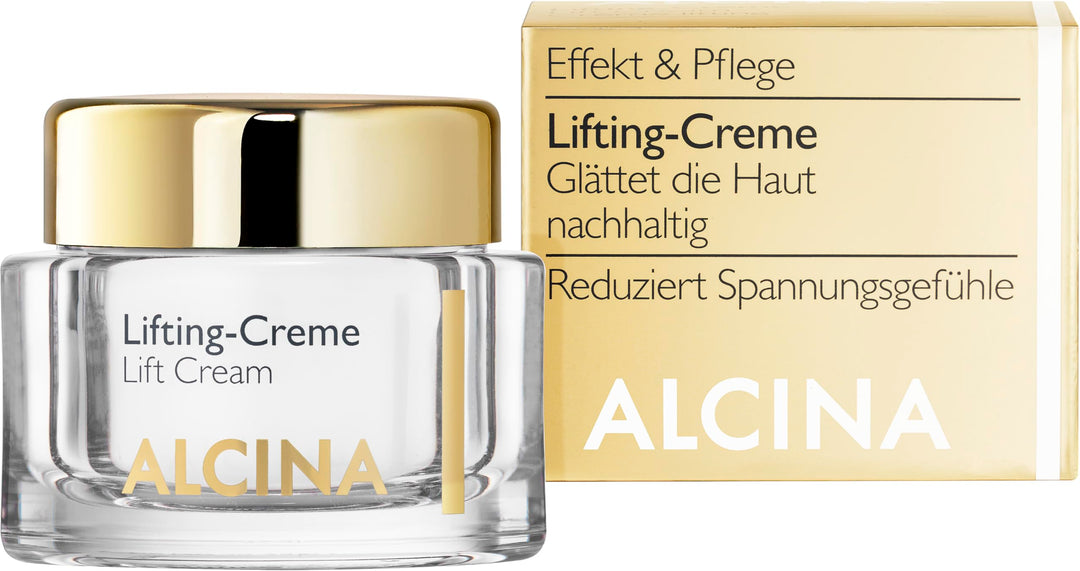 ALCINA Lifting-Creme - 1 x 50 ml - Effekt & Pflege - Glättet die Haut nachhaltig - Linien und Fältch